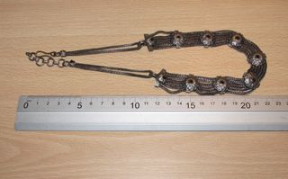 Collar choker bereber africano Marruecos años 80
