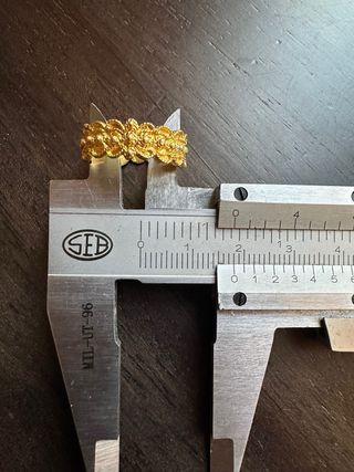 Anello Filigrana Sarda Argento Placcato Oro