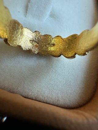 Anello Filigrana Sarda Argento Placcato Oro