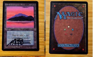 Magic The Gathering Island BETA Firmadas