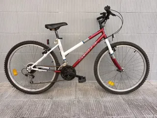 Bicicleta Monty 24 Roja y Blanca