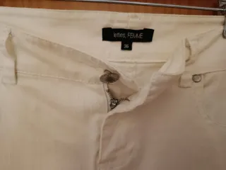 Falda vaquera blanca