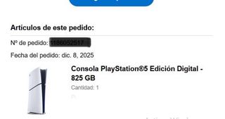 PlayStation 5 SLIM Digital Edition •PRECINTADA•