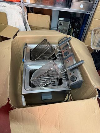 Freidora de acero inoxidable