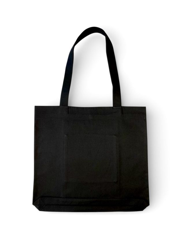 Bolso Tote Negro Diseño Único Hecho a Mano