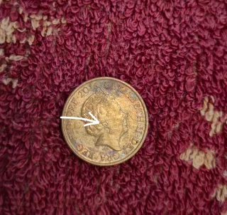 Moneda 2016 Elizabeth II DEF REG con errores