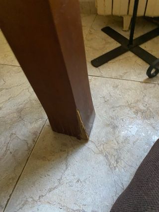 Mesa comedor madera maciza grande