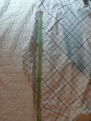 Camicia uomo Likas a quadri bianca taglia XXL