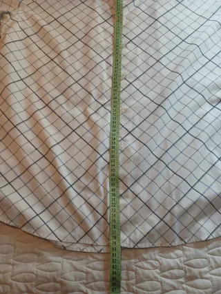Camicia uomo Likas a quadri bianca taglia XXL