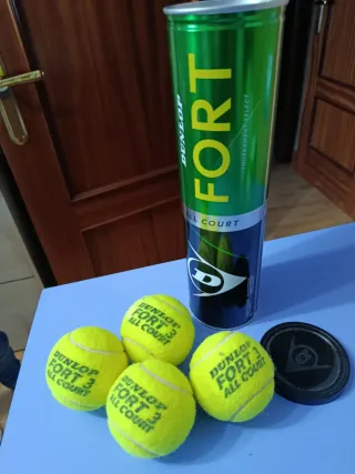 Pelotas padel / tenis Dunlop FORT (4 unidades)