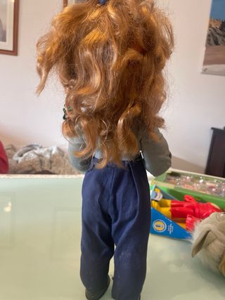 Muñeca militar antigua
