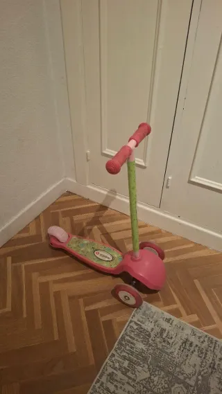 Patinete infantil 3 ruedas rosa