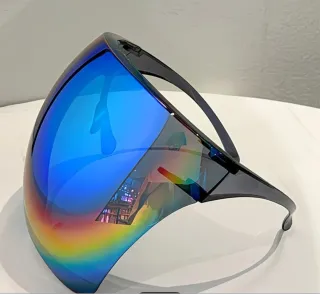 Gafas futuristas azules
