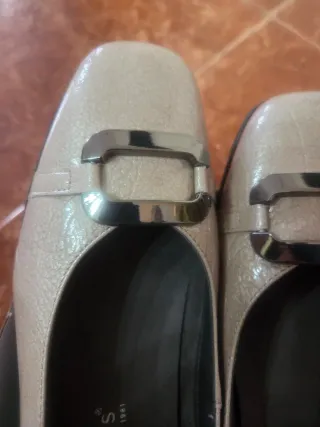 Zapatos Pitillos Color Piedrae Talla 37