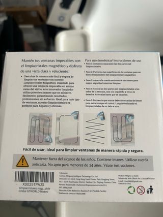 Limpia Cristales Magnético GTWORLD