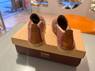 Alpargatas Toni Pons Hombre Rojo Vino Talla 40