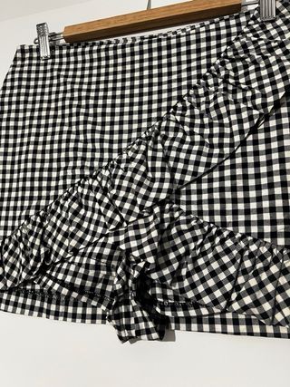 Falda Zara cuadros vichy mini