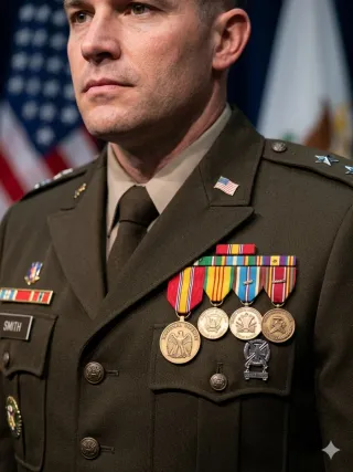 Medalla National Defense Service Set