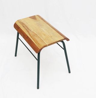 Taburete industrial madera y metal