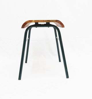 Taburete industrial madera y metal