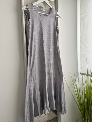 Vestido largo marinero rayas