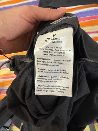 Mochila portabebés ergonómica