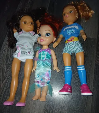 Lote 3 Muñecas Nancy y Ariel