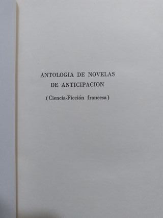 Antología de Novelas de Anticipación XX