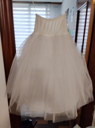 Cancán blanco para vestido de comunión