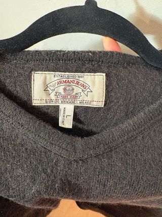 Jersey Emporio Armani Marrón
