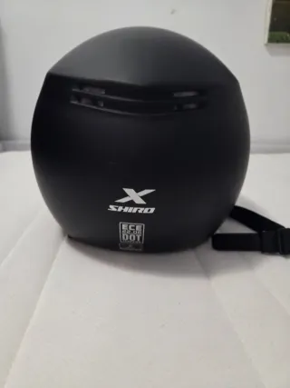 Casco Moto Shiro Negro con Visera