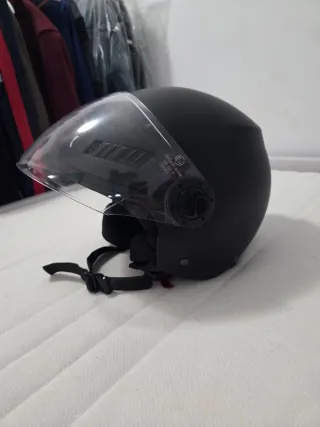 Casco Moto Shiro Negro con Visera
