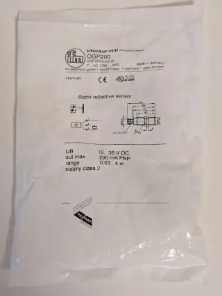 Sensore Fotoelettrico ifm OGP200 fotocellula nuovo