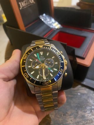 Reloj Jaguar Oro y Verde