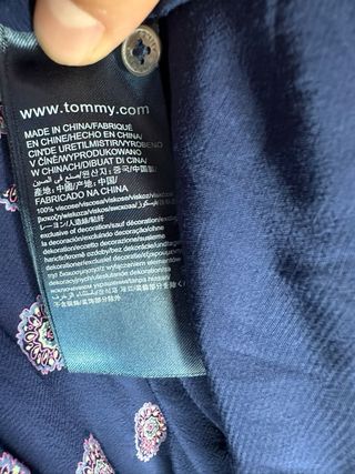 Abito Tommy Hilfiger fantasia pois taglia s