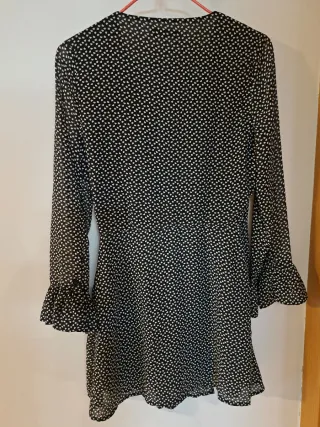 Vestido corto Kling corazones negro XS