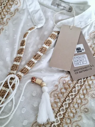 Blusón Boho Chic Ibicenco de Mujer