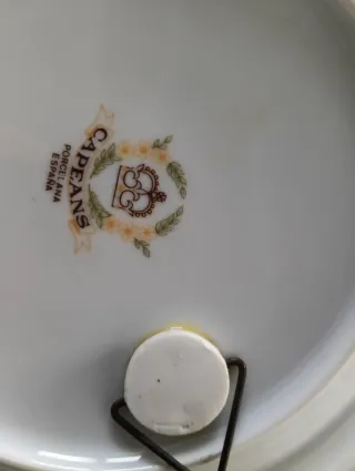 Plato decorativo escena campestre