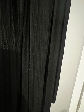 Falda plisada Mango Talla L con brillo