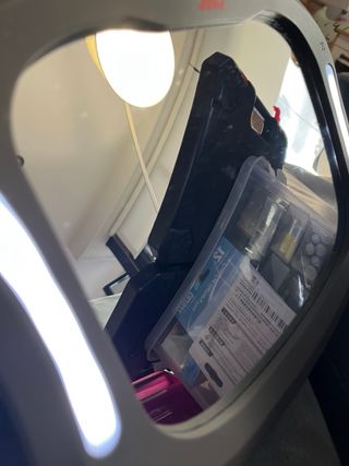 Espejo coche bebé con luz LED