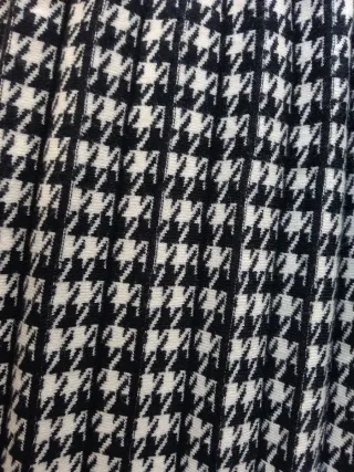 Gonna plissettata Pied-de-Poule