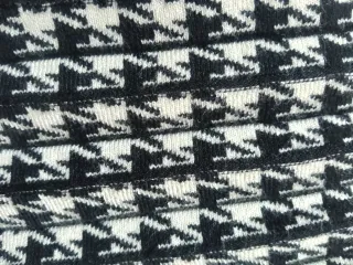 Gonna plissettata Pied-de-Poule