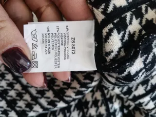 Gonna plissettata Pied-de-Poule