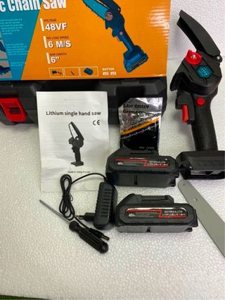 mini motosega a batteria compatta 48V