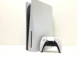 Consola PS5 con disco, mando y cascos