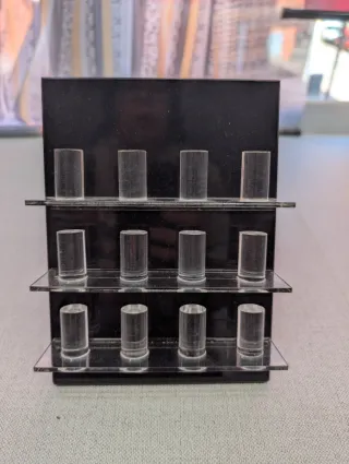 Soporte expositor acrílico para anillos