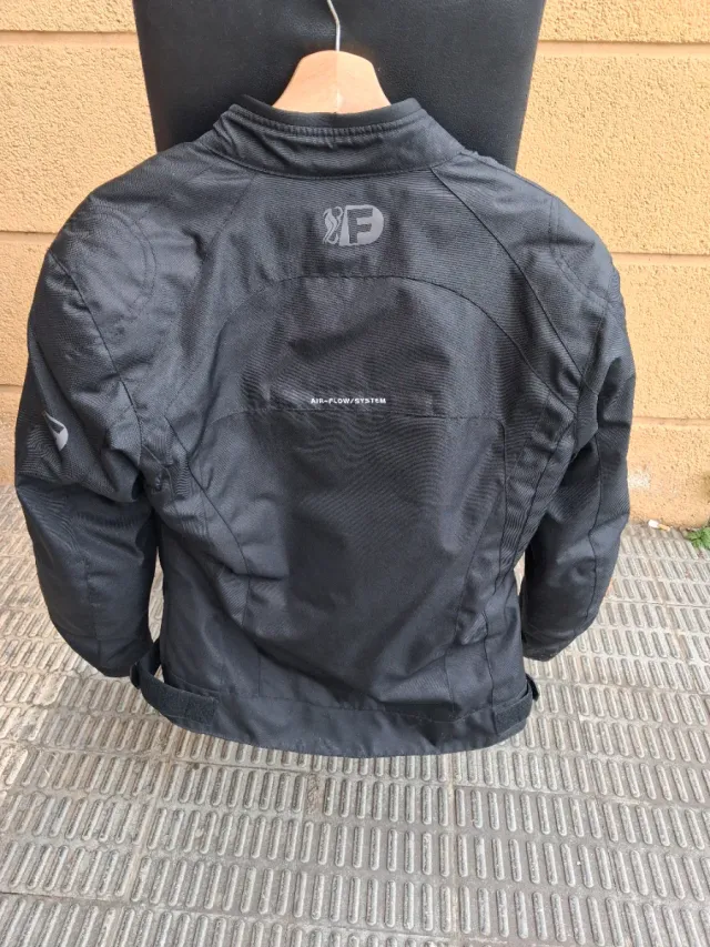 Chaqueta Moto Mujer Negra