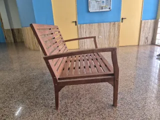 Banco de madera para terraza o jardín