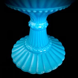 Antiguas Copas Opalinas Azules Italia 60s