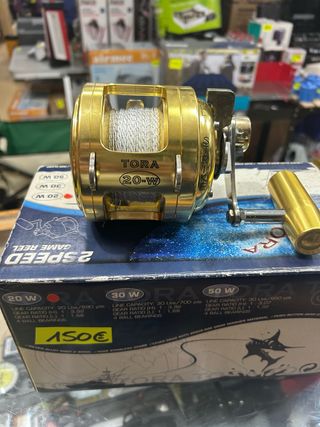 Carrete de pesca Tora 20-W dorado